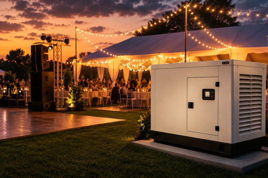 what size generator do i need for an event | generator in-front on an even