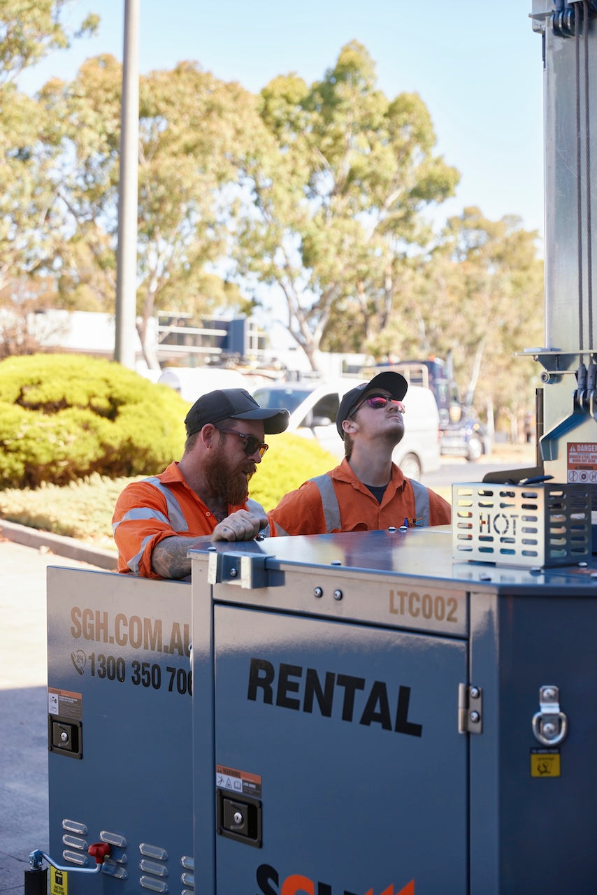 SGH techs busy at work at one of our depots 