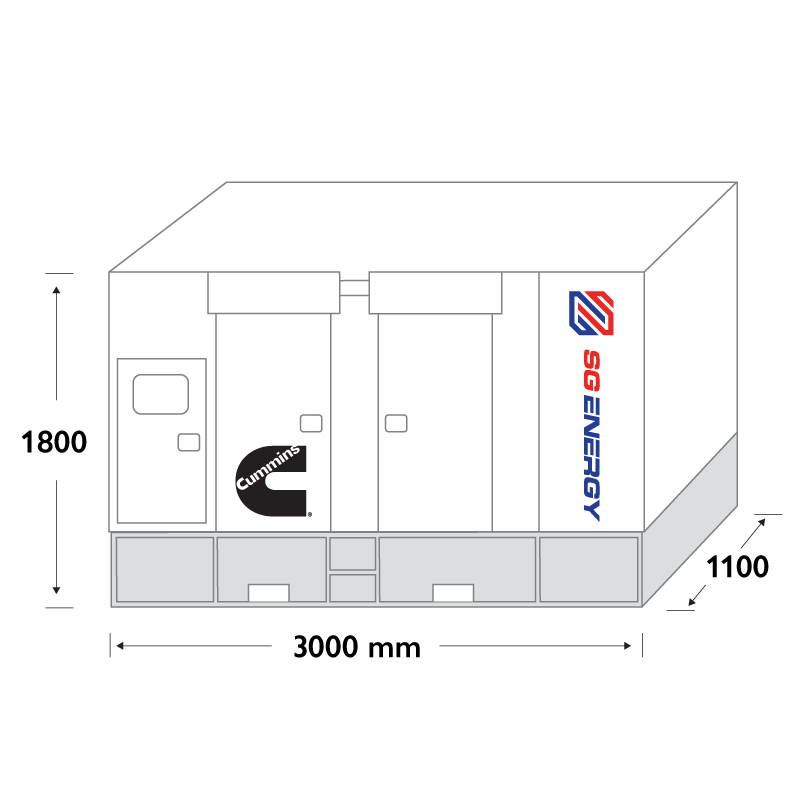 110 kVA Diesel Generator – Cummins P110CSi (Three Phase)