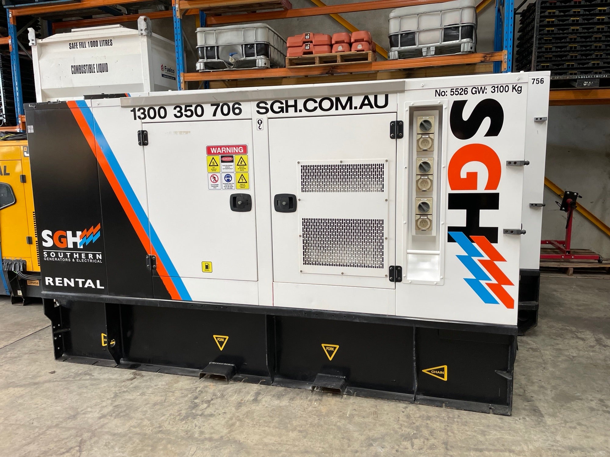 sgh prime power generator rental 