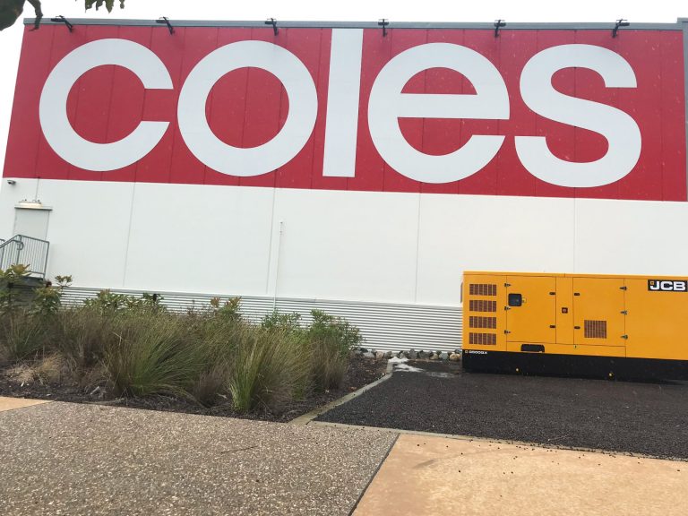 backup power supplied to supermarket